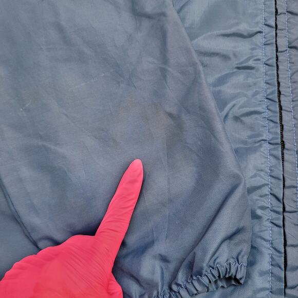 Vintage 70s MOD Jacket L/XL 26x27 Vertical-Striped Baggy - Picture 3 of 13